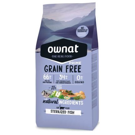 OWNAT GF PRIME STERILIZED FISH (CAT) 8 KG